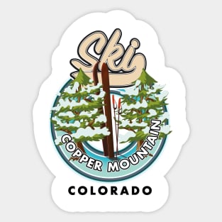 Copper Mountain Colorado Ski Sticker